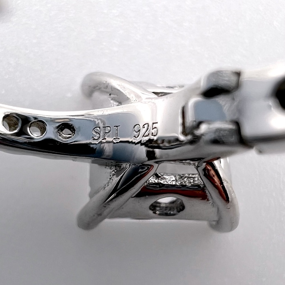 Sterling Silver Cz Huggie Earrings - Picture 15 of 17